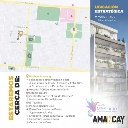 VENTA DEPARTAMENTO MAIPU AL 1000 (POZO)