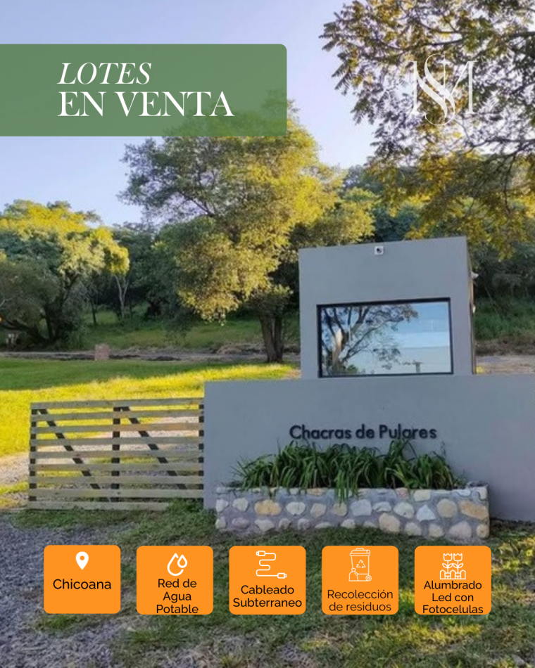 EN VENTA HERMOSOS LOTES CHICOANA